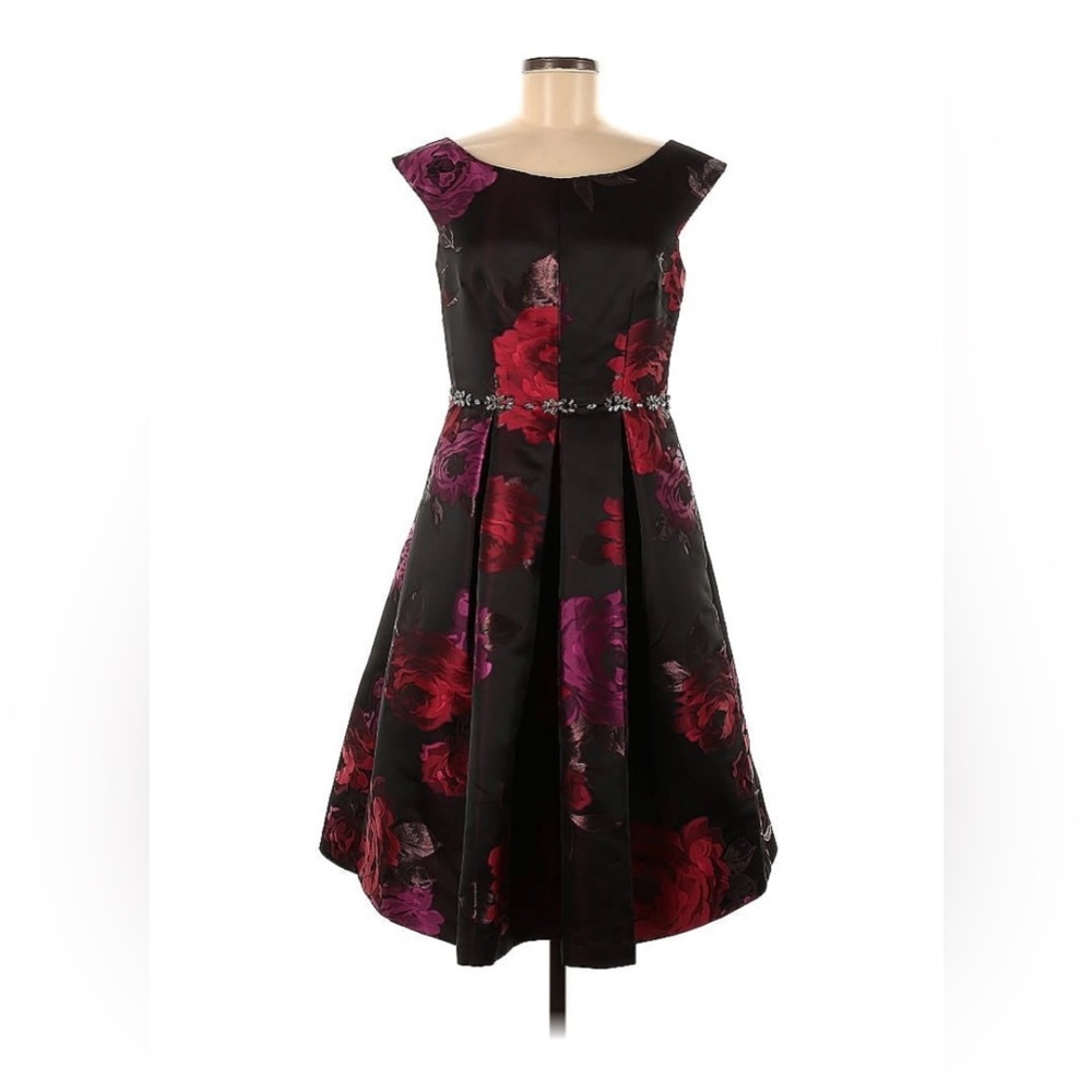 Brand New Without Tags Eliza J Jacquard Midi Dress Size 8